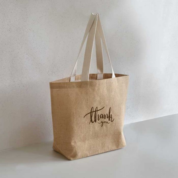 상품 이미지: 에코 내츄럴 고급쥬트에코백