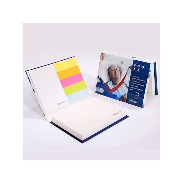 상품 이미지: 하드커버 위아래부착 종합포스트잇(형광오색지형)