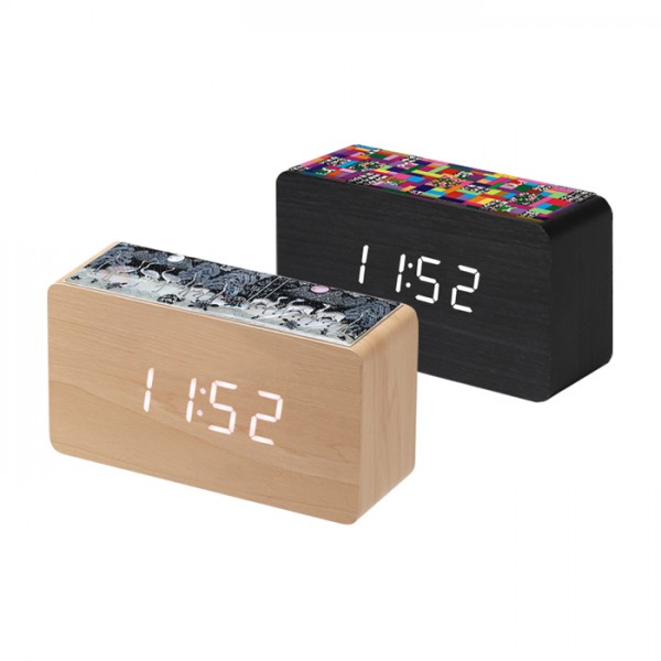 상품 이미지: 자개 LED원목시계(중) 