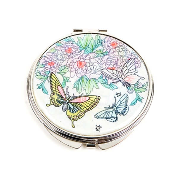 상품 이미지: 자개손거울 흰나비