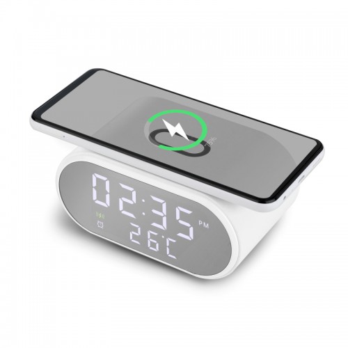 오브제2 LED시계&멀티고속무선충전기 15W