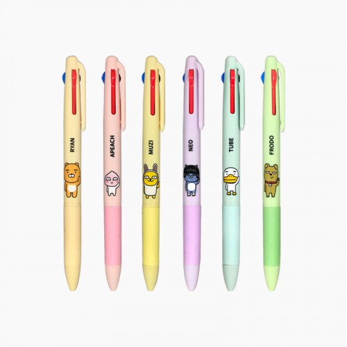 카카오프렌즈 3색볼펜