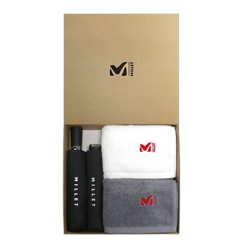 밀레 친환경 3단수동/3단7K완전자동+180g코마사 면사타올2P세트(미니)