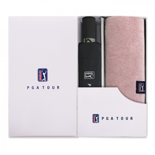 PGA 3단7K완전자동 무지+200g코마사타올 세트