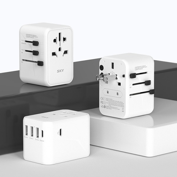 상품 이미지: 스카이 필 45W PD 여행용 올인원 멀티플러그 5포트어댑터