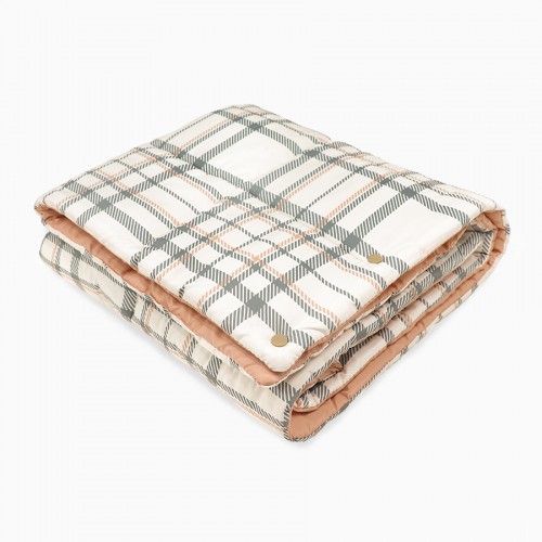 캠핑패딩담요 체크