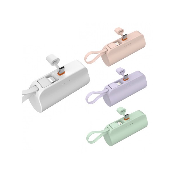 상품 이미지: 디셀라 컬러 PD20W 2in1 고속 도킹형 보조배터리 5000mAh