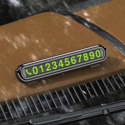 방향제 겸용 주차번호판 CPN-03 