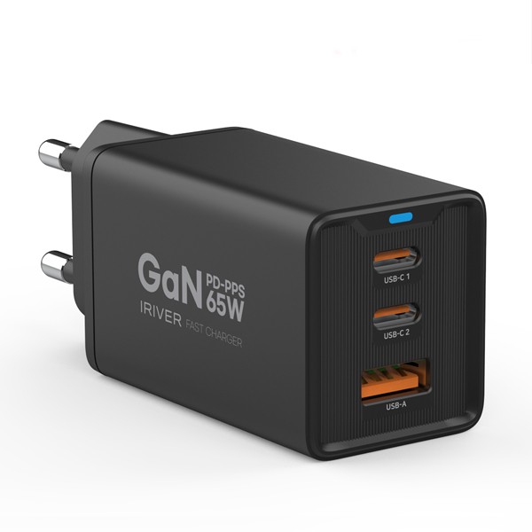 상품 이미지: 아이리버 65W 3포트 초고속 가정용충전기(CtoC케이블포함)