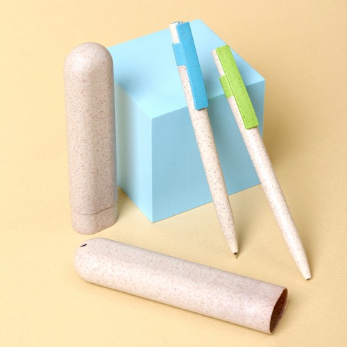 유니크 생분해볼펜 2p