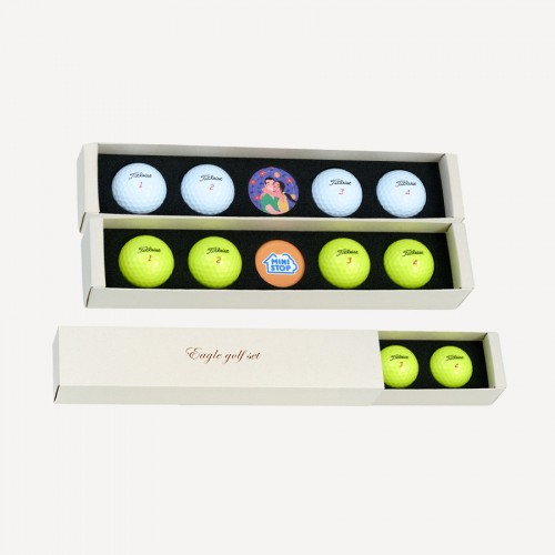 타이틀리스트 ProV1X 4구 볼마커세트