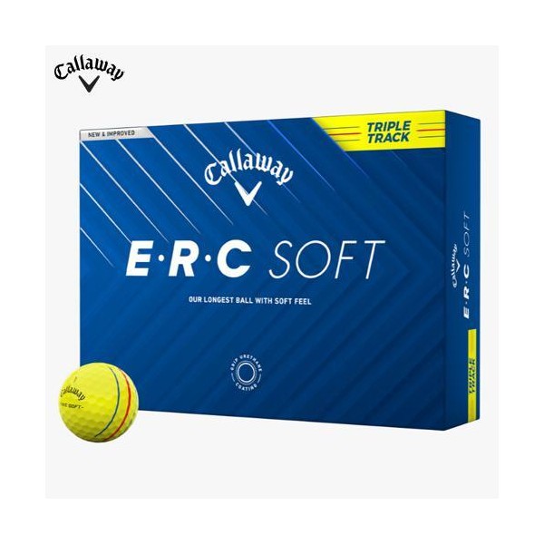 상품 이미지: 캘러웨이 2025 ERC 소프트트리플트랙 옐로우(6구_12구)