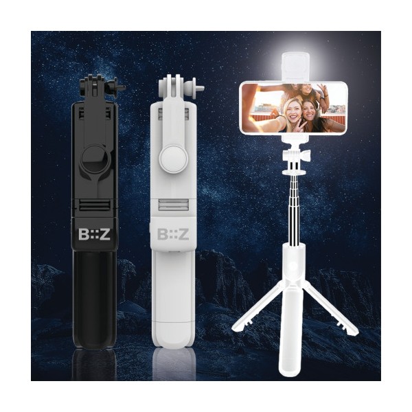 상품 이미지: 비즈 LED조명 블루투스 삼각대 셀카봉 SS50