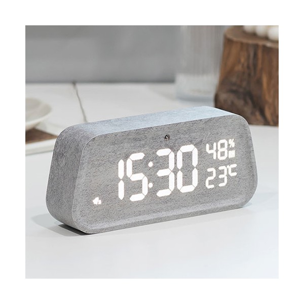 상품 이미지: 플라이토 헤이비 와이파이 인테리어 LED탁상시계 i127