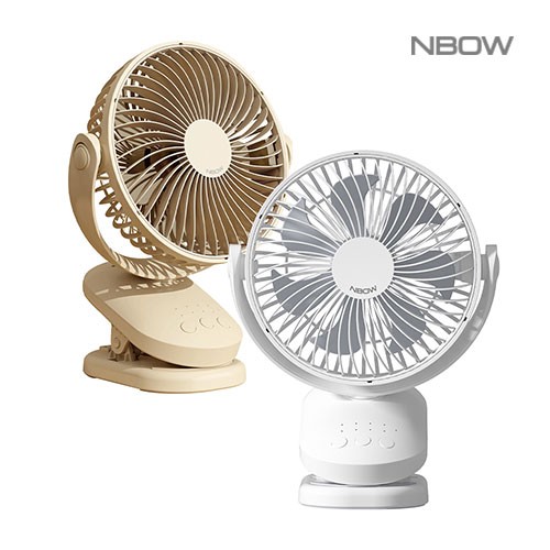 엔보우 모노클립 클립형 자동회전 무선선풍기