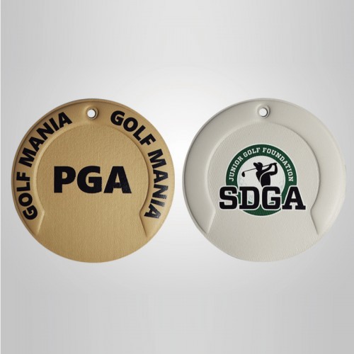 엑스케이스 퍼팅디스크 홀컵 가죽네임택(풀칼라인쇄)