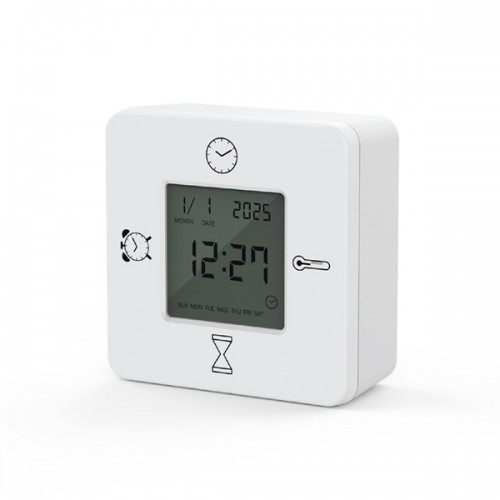 케미 디지털 4in1 로테이션 알람시계