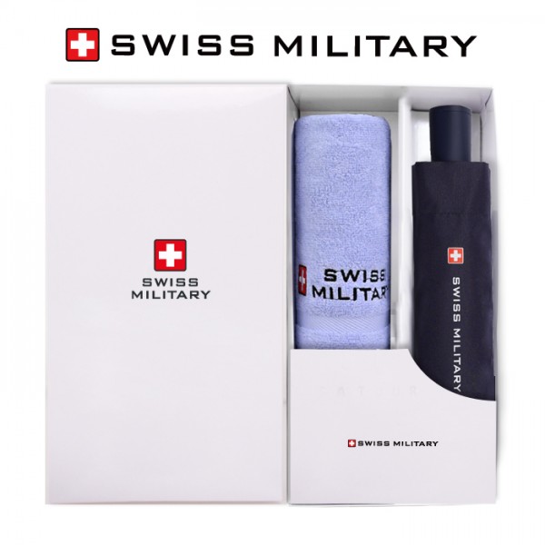 상품 이미지: 스위스밀리터리 친환경 3단수동우산+140g면사타올세트