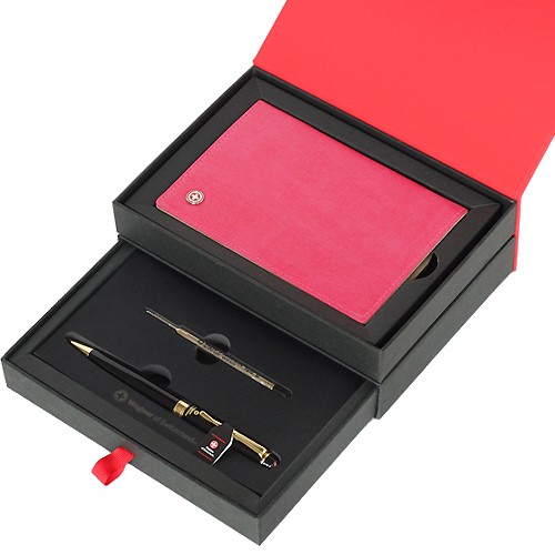 스위스와그너 여권지갑&프레스티지볼펜 리필세트