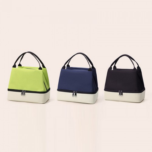 커스터드 2단 미니쿨러백