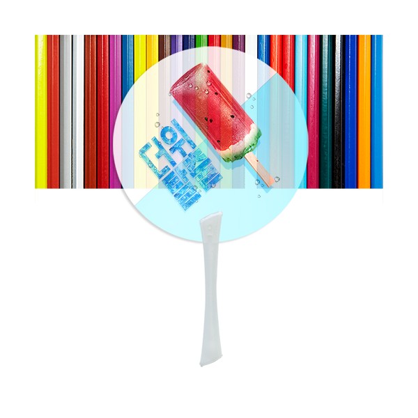 상품 이미지: 반투명 에스팬시 부채