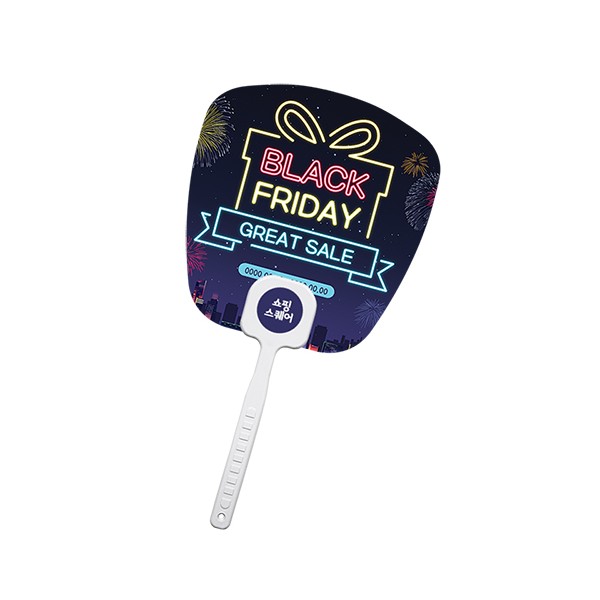 상품 이미지: 둥근사각 로고긴팬시(백색자루)