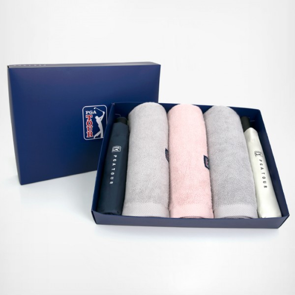 상품 이미지: PGA 3단 완전자동 세이프티+3단수동 암막 우양산+200g 타올 3P세트(소)