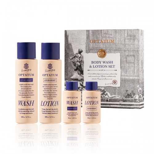 옵타움 퍼퓸 바디워시&바디로션4종 선물세트