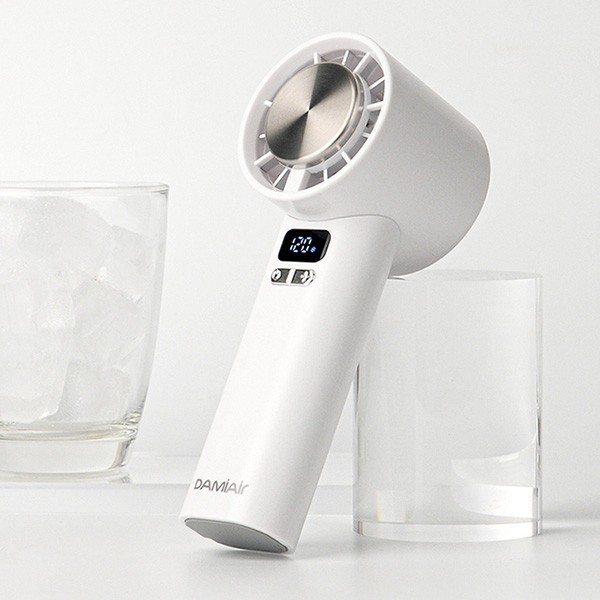 상품 이미지: 120단 에어컨 쿨링 냉각 BLDC 휴대용손선풍기