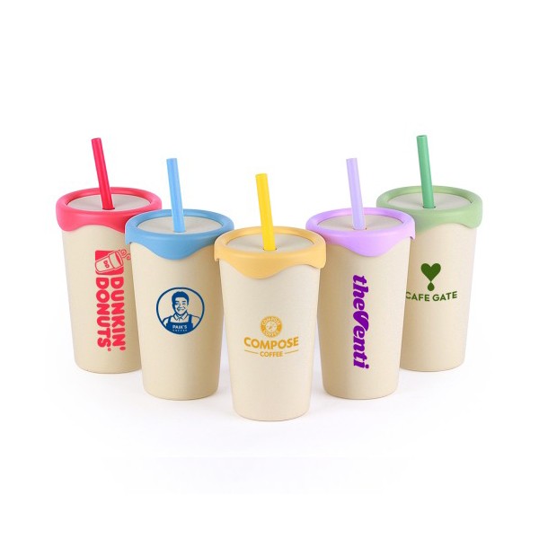 상품 이미지: 파스텔 크리미 스트로우텀블러 500ml