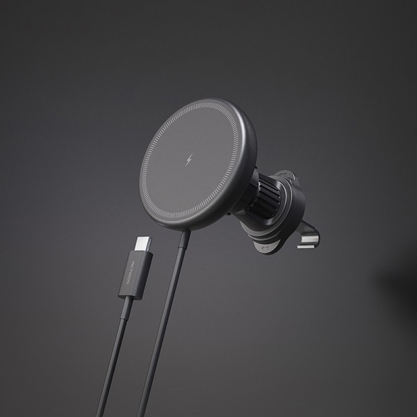 상품 이미지: 엑티몬 15W 맥세이프 차량용 일체형충전기(C타입)