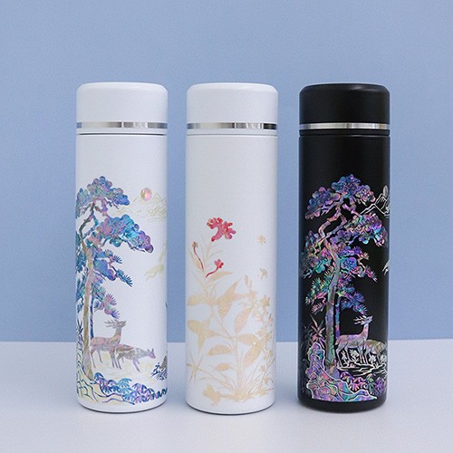 나빌레라 고급 316 초충도/십장생 자개텀블러 500ml(명장 장준철作)