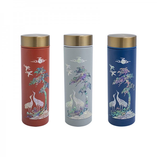 상품 이미지: 나빌레라 채화송학 자개텀블러 300ml