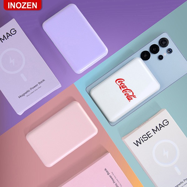 상품 이미지: 이노젠 와이즈맥 PD 22.5W 맥세이프 고속무선충전 보조배터리 5000mAh