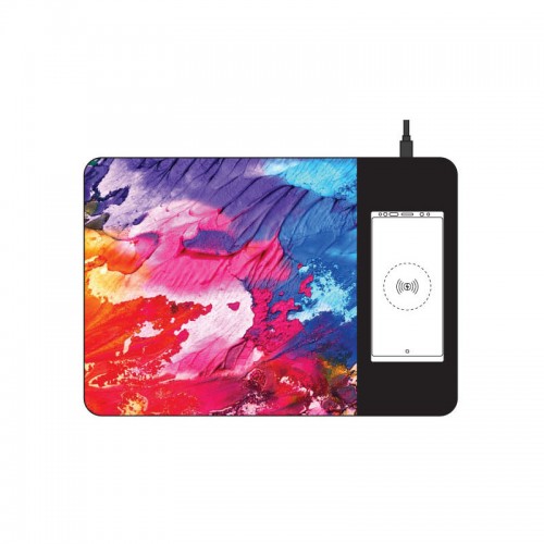 15W 고속 칼라무선충전 마우스패드 320*220*4T