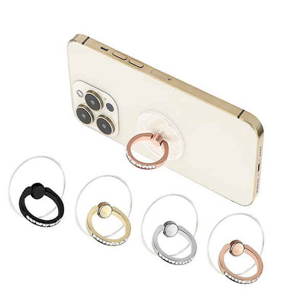 상품 이미지: 투명큐빅 스마트링 원형 거치톡