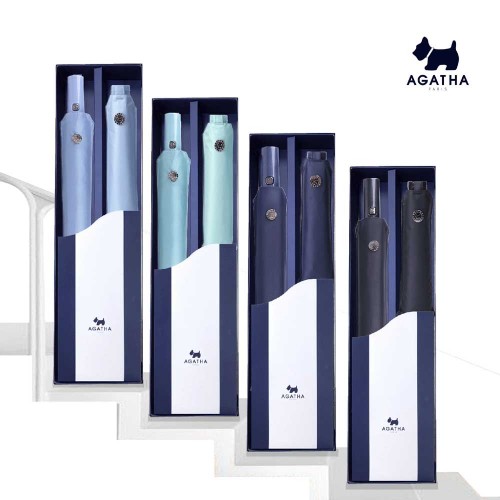 아가타 2/3단 팬던트 슬림암막 우양산세트(UV코팅)