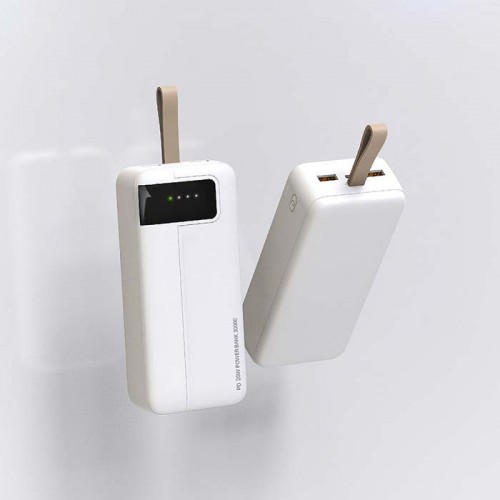 엑티몬 스트랩 LED 고속 보조배터리30000mAh