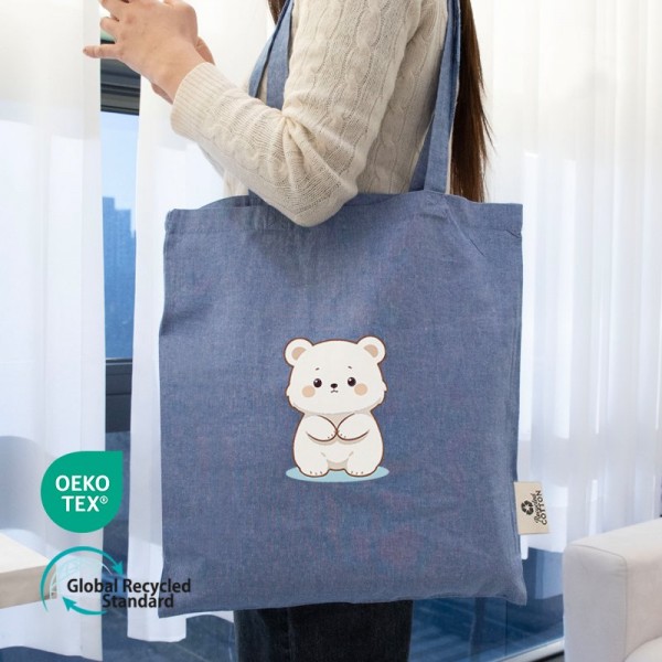 상품 이미지: 오코텍스리사이클 라이트에코백(블루)