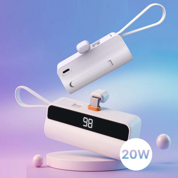 상품 이미지: GUIDE LED 고속20W 도킹형보조배터리 5000mAh