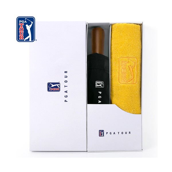 상품 이미지: PGA 3단완전자동 빈티지우드+170g 면사타올세트