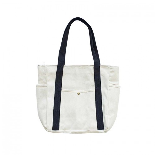 포켓숄더 에코백 HE27