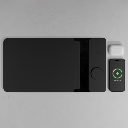 15W 고속듀얼 무선충전 마우스패드 노트북파우치 229