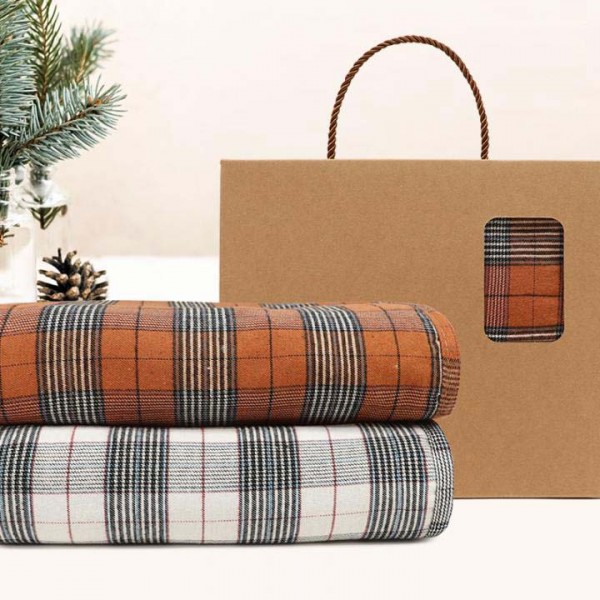 상품 이미지: 타탄패턴 더블양면담요A