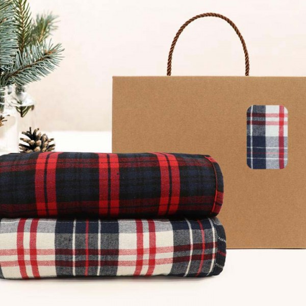 상품 이미지: 타탄패턴 더블양면담요B
