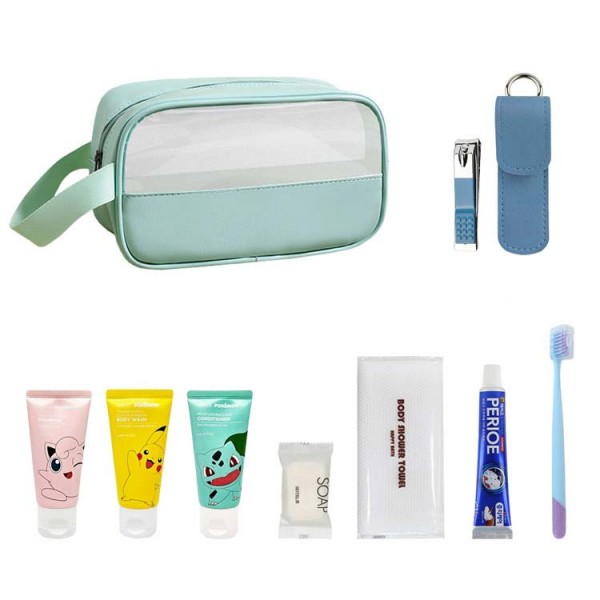 상품 이미지: 헬스트래블 워시파우치백세트+실버링 휴대용손톱깎이