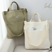 프리포켓 베이직 숄더에코백