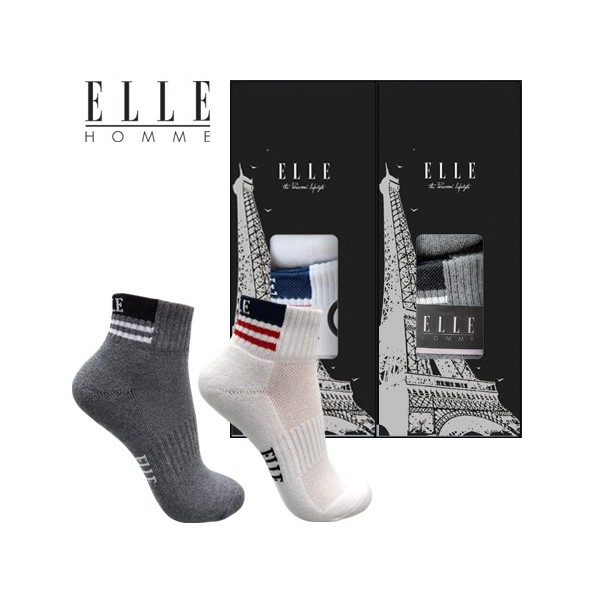 상품 이미지: 엘르 골프스포츠양말 남녀2족 세트