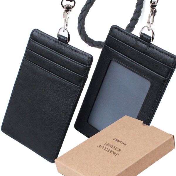 상품 이미지: 심플라이프 소프트 소가죽 목걸이카드지갑