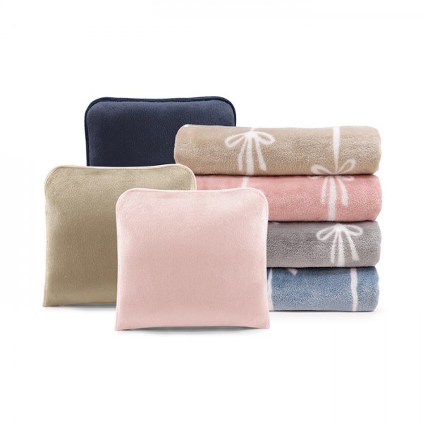 상품 이미지: 리본극세사 쿠션담요